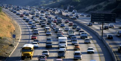 Los Angeles Freeway Traffic